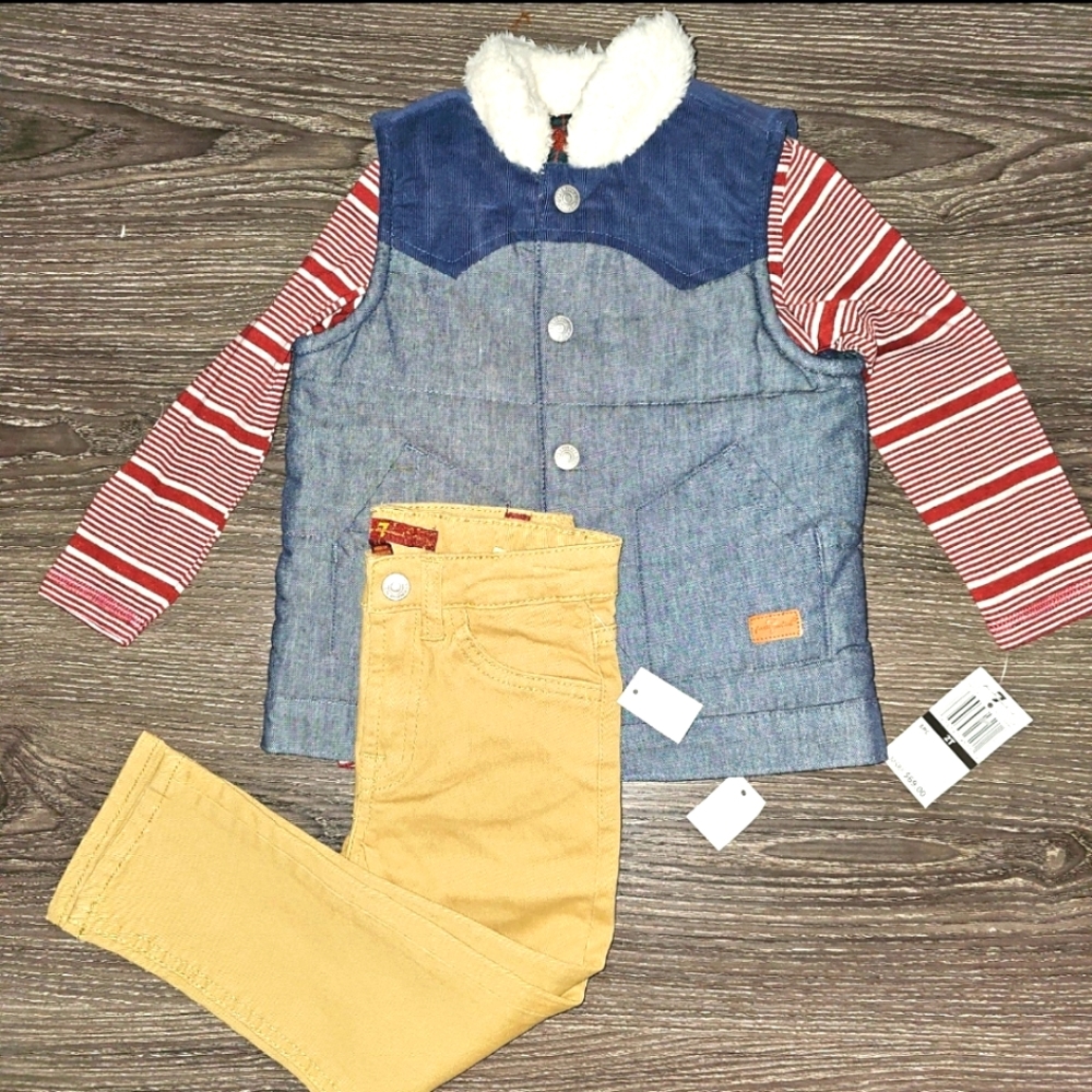 3 piece 7 for all mankind outfit